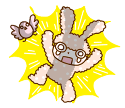 A lovely rabbit. sticker #2583227