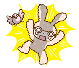 A lovely rabbit. sticker #2583227