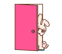 A lovely rabbit. sticker #2583228