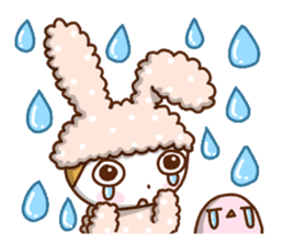 A lovely rabbit. sticker #2583230