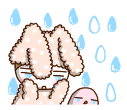 A lovely rabbit. sticker #2583231