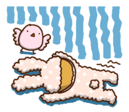 A lovely rabbit. sticker #2583233