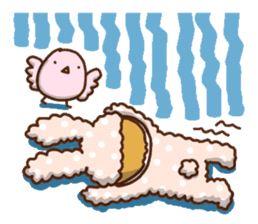 A lovely rabbit. sticker #2583233