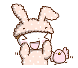 A lovely rabbit. sticker #2583243