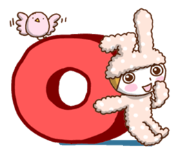 A lovely rabbit. sticker #2583245