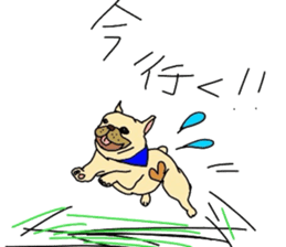 My name is jasmine of French Bulldog. sticker #2583336