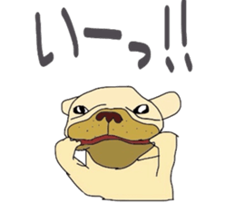 My name is jasmine of French Bulldog. sticker #2583337