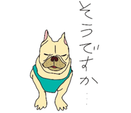 My name is jasmine of French Bulldog. sticker #2583338