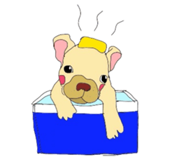 My name is jasmine of French Bulldog. sticker #2583344