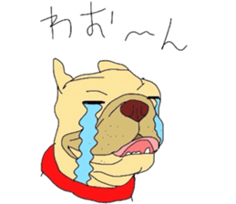 My name is jasmine of French Bulldog. sticker #2583352