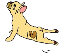 My name is jasmine of French Bulldog. sticker #2583364