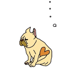 My name is jasmine of French Bulldog. sticker #2583365