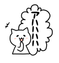 The Speech balloon and cats sticker #2583632