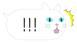 The Balloon Cat-san sticker #2583654