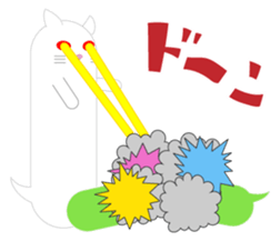 The Balloon Cat-san sticker #2583667