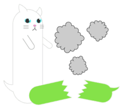 The Balloon Cat-san sticker #2583668