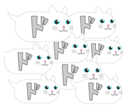 The Balloon Cat-san sticker #2583673