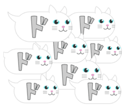 The Balloon Cat-san sticker #2583673