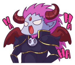 Negative Satan & Brave girl sticker #2583807