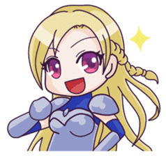 Negative Satan & Brave girl sticker #2583808