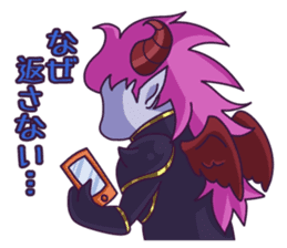 Negative Satan & Brave girl sticker #2583814