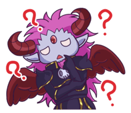 Negative Satan & Brave girl sticker #2583815