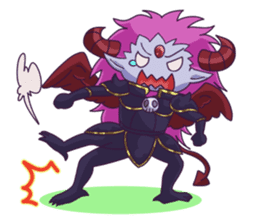 Negative Satan & Brave girl sticker #2583816