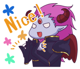 Negative Satan & Brave girl sticker #2583820