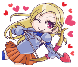 Negative Satan & Brave girl sticker #2583821