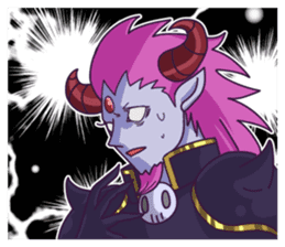 Negative Satan & Brave girl sticker #2583828