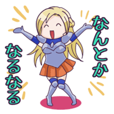 Negative Satan & Brave girl sticker #2583835