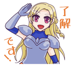 Negative Satan & Brave girl sticker #2583836