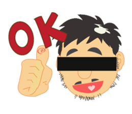 Black eyes uncle stickers sticker #2583934