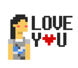 Pixel Friends sticker #2584263