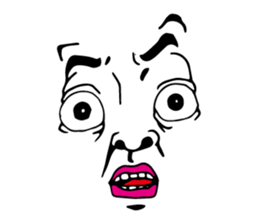 Wall Face Sticker sticker #2585211