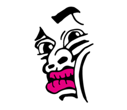 Wall Face Sticker sticker #2585214