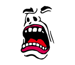 Wall Face Sticker sticker #2585221