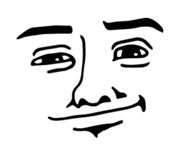 Wall Face Sticker sticker #2585227