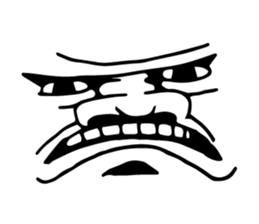 Wall Face Sticker sticker #2585234