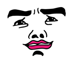 Wall Face Sticker sticker #2585237