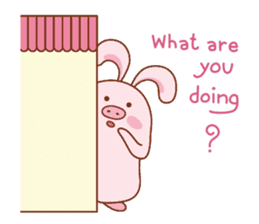 GiGi, The Pig-Rabbit sticker #2586450