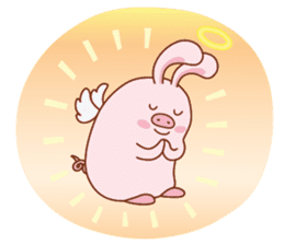 GiGi, The Pig-Rabbit sticker #2586451
