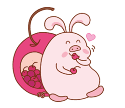GiGi, The Pig-Rabbit sticker #2586452