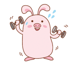 GiGi, The Pig-Rabbit sticker #2586454