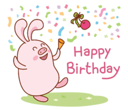 GiGi, The Pig-Rabbit sticker #2586462