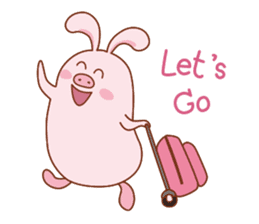 GiGi, The Pig-Rabbit sticker #2586463