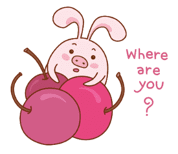 GiGi, The Pig-Rabbit sticker #2586464