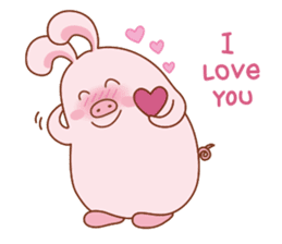 GiGi, The Pig-Rabbit sticker #2586468