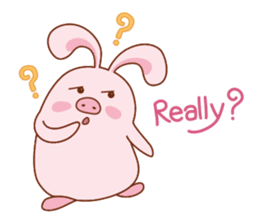 GiGi, The Pig-Rabbit sticker #2586470