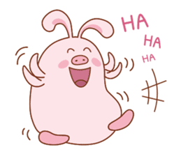GiGi, The Pig-Rabbit sticker #2586471